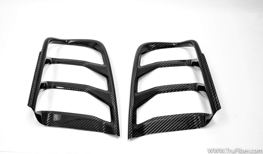 2018-2020 S550 Mustang Carbon Fiber LG434 Tail Light Bezels