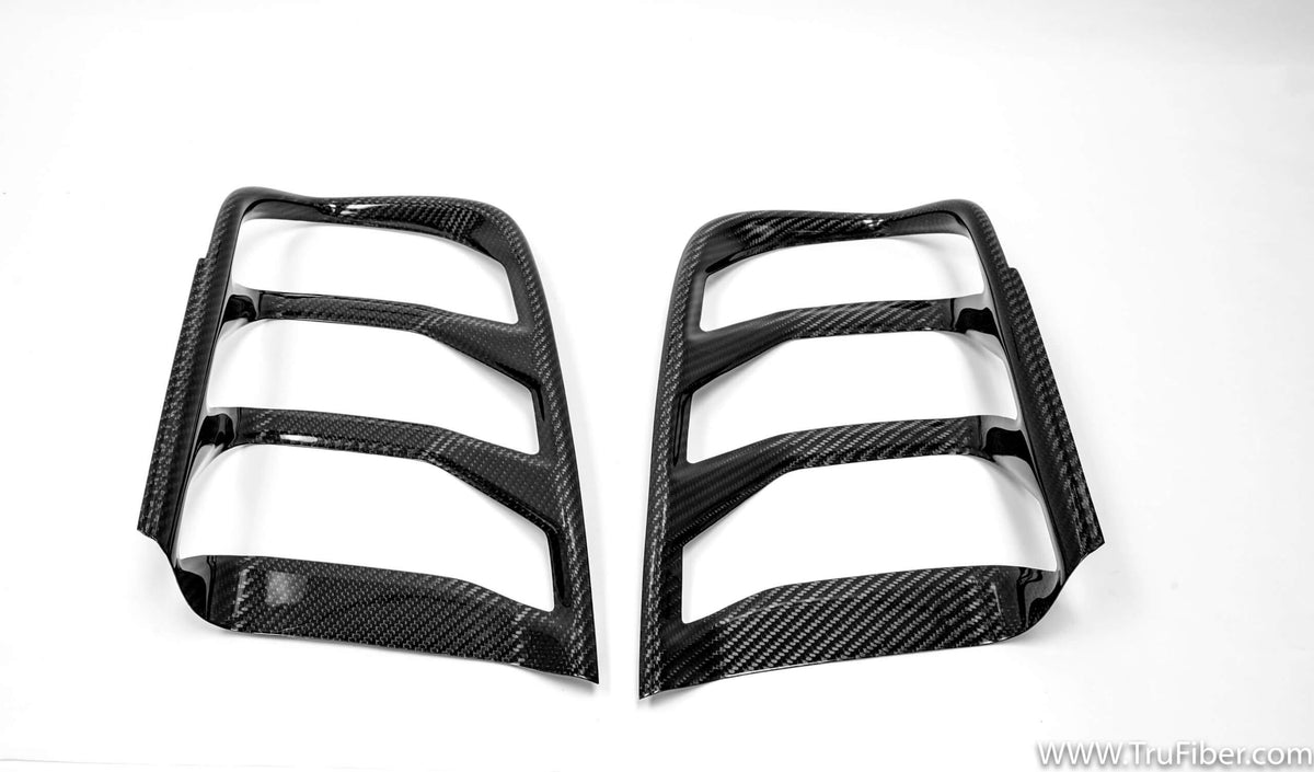 2018-2020 S550 Mustang Carbon Fiber LG434 Tail Light Bezels