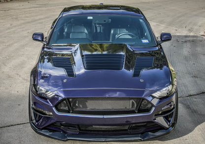 2018-2020 S550 Mustang Fiberglass A88 Heat Extractor Hood