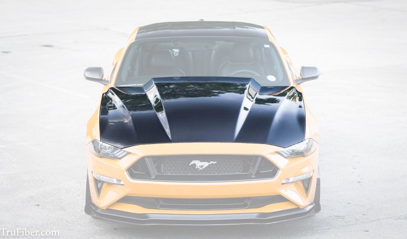 2018-2022 S550 Mustang Carbon Fiber A49-3 Hood