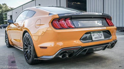 2018 -2023 S550 Mustang Carbon Fiber LG392 Rear Diffuser Splitters - view 2