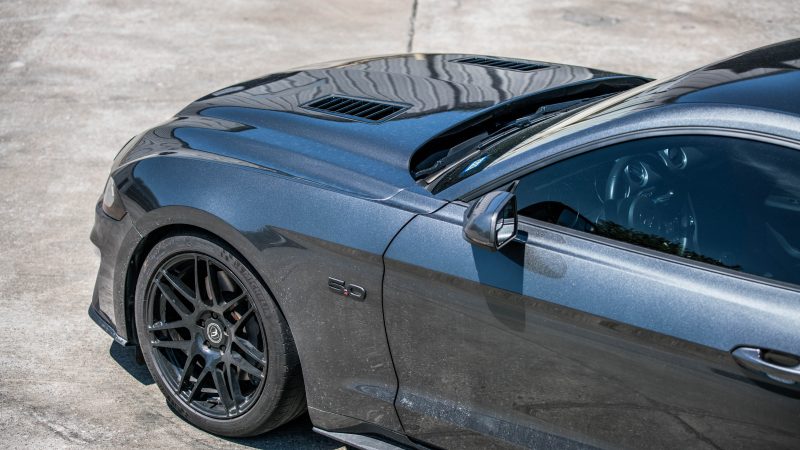 2018-2023 S550 Mustang Fiberglass A53 Ram Air Hood - view 4