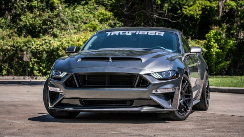 2018-2023 S550 Mustang Fiberglass A53 Ram Air Hood - view 5