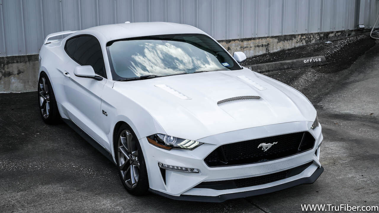 2018-2019 Mustang Fiberglass A72 Ram Air Hood vendor-unknown