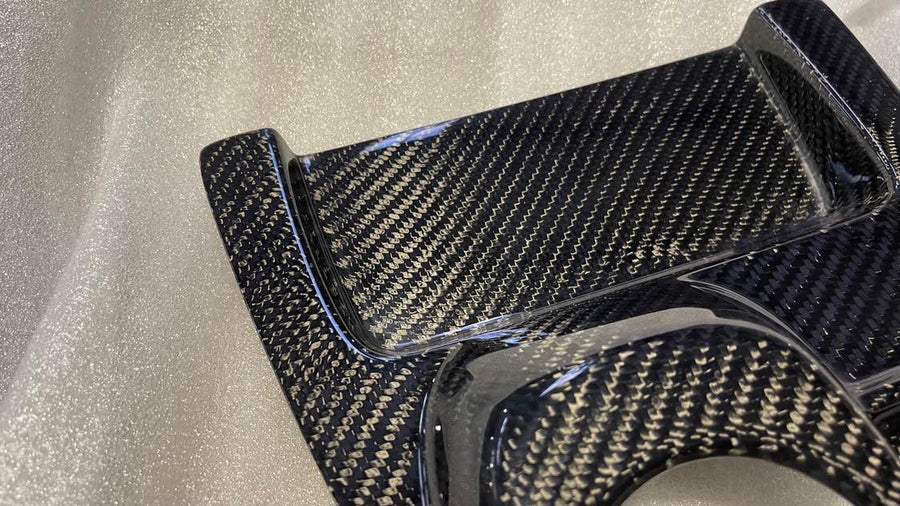 2020-2023 S550 Mustang GT500 Carbon Fiber LG536KR Center Console Insert - view 2