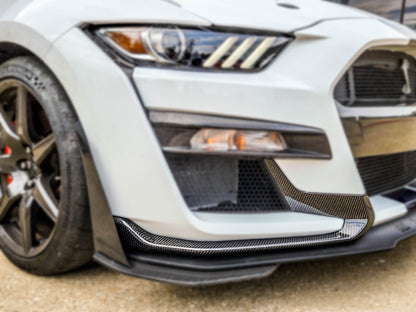 2022-2023 S550 Mustang GT500 Carbon Fiber LG533KR Front Bumper Lower Trims - view 2