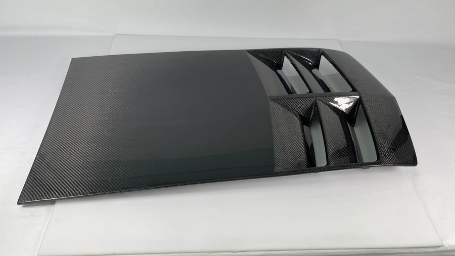 Blem 2009-2013 Camaro Carbon Fiber LG162 Hood Insert (fits ZL1) - TRUFIBER.COM