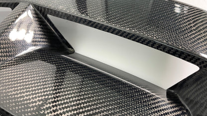 Blem 2009-2013 Camaro Carbon Fiber LG162 Hood Insert (fits ZL1) - TRUFIBER.COM