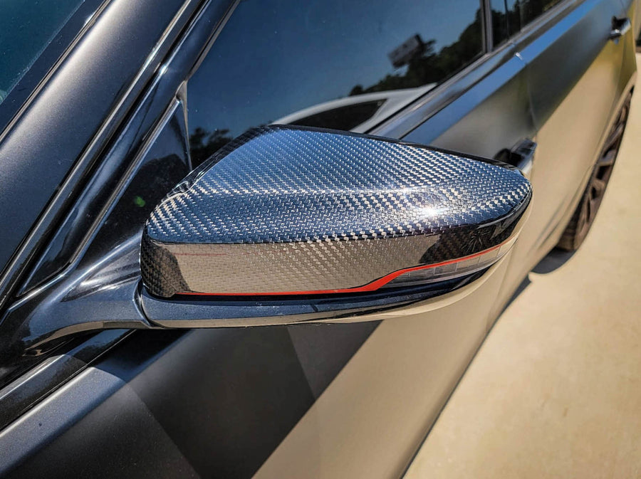 2016-2019 CTS V3 Carbon Fiber LG544 Mirror Covers