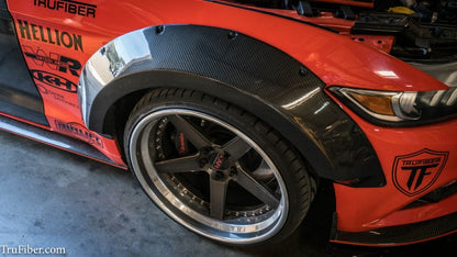 2015-2017 Mustang Carbon Fiber LG267-T Front Fender Flares - EXCLUSIVE