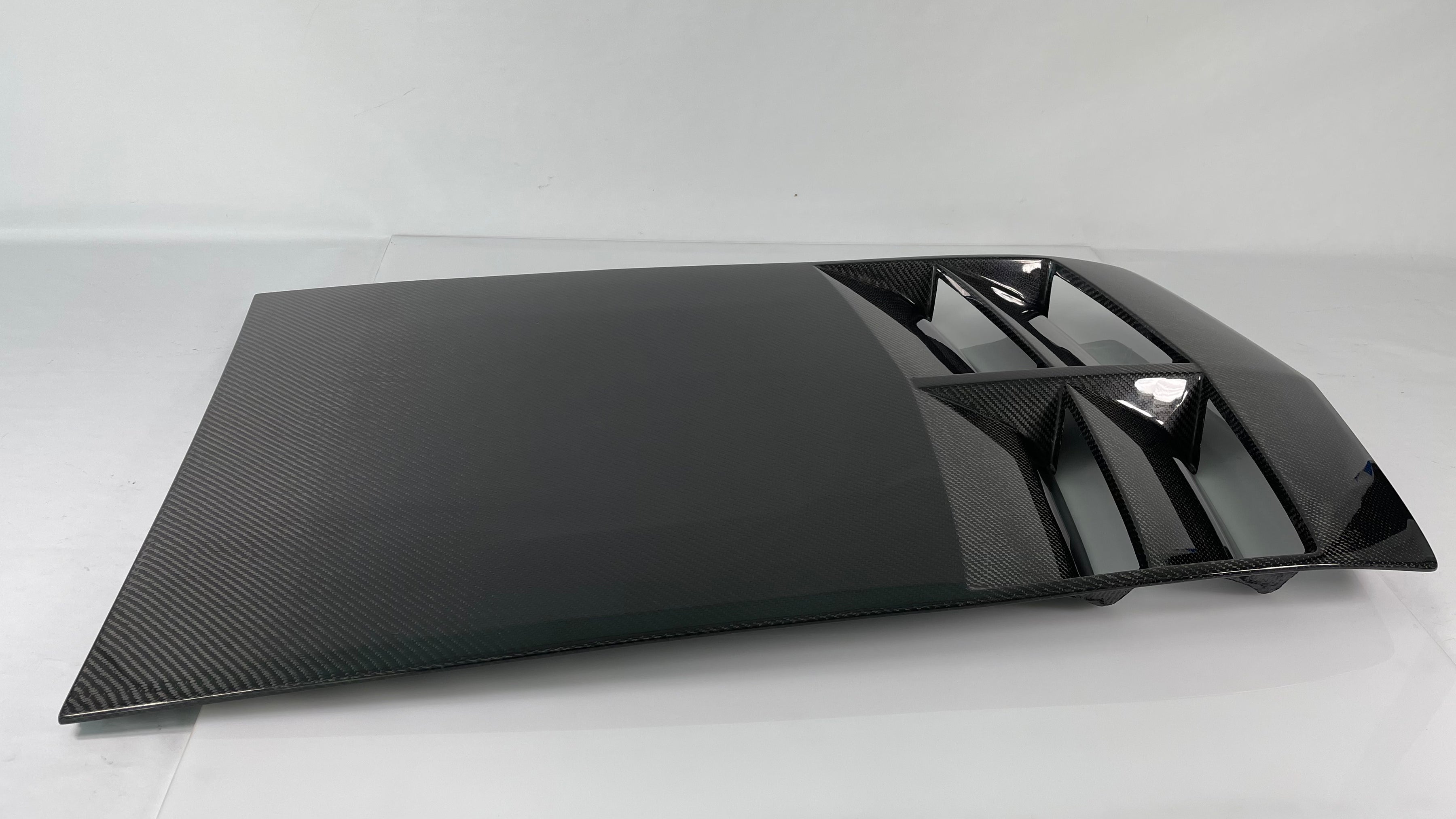 Blem 2009-2013 Camaro Carbon Fiber LG162 Hood Insert (fits ZL1) - TRUFIBER.COM