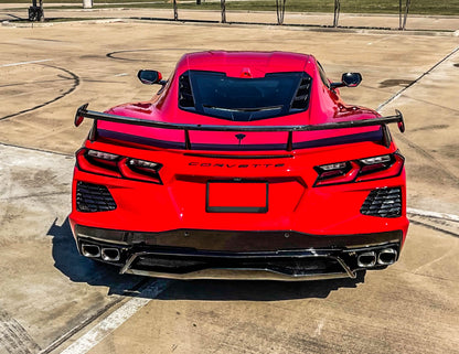 2022 C8 Corvette Carbon Fiber DCA72 Rear Spoiler
