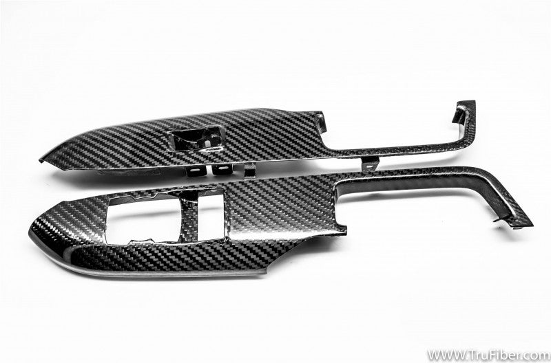 2015-2018 Mustang Carbon Fiber LG320 Window Switch Bezels (RHD)