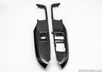 2015-2018 Mustang Carbon Fiber LG320 Window Switch Bezels (RHD)
