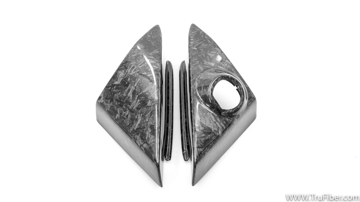 2005-2014 Mustang Forged Carbon Fiber LG116 Mirror Switch Bezels