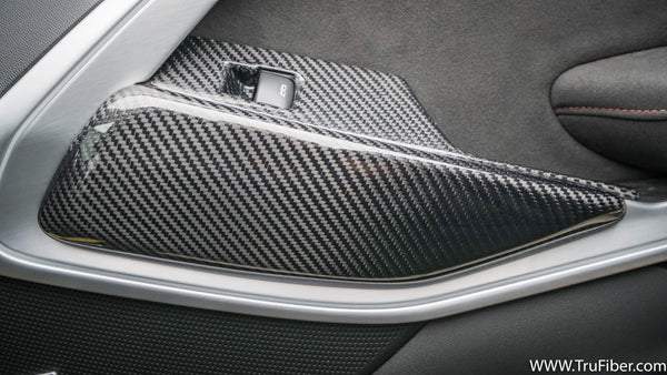 2016-2019 Camaro Carbon Fiber LG424 Window Switch Side Covers - EXCLUSIVE
