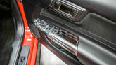 2015-2021 Mustang Forged Carbon Fiber LG240 Window Switch Bezels - EXCLUSIVE