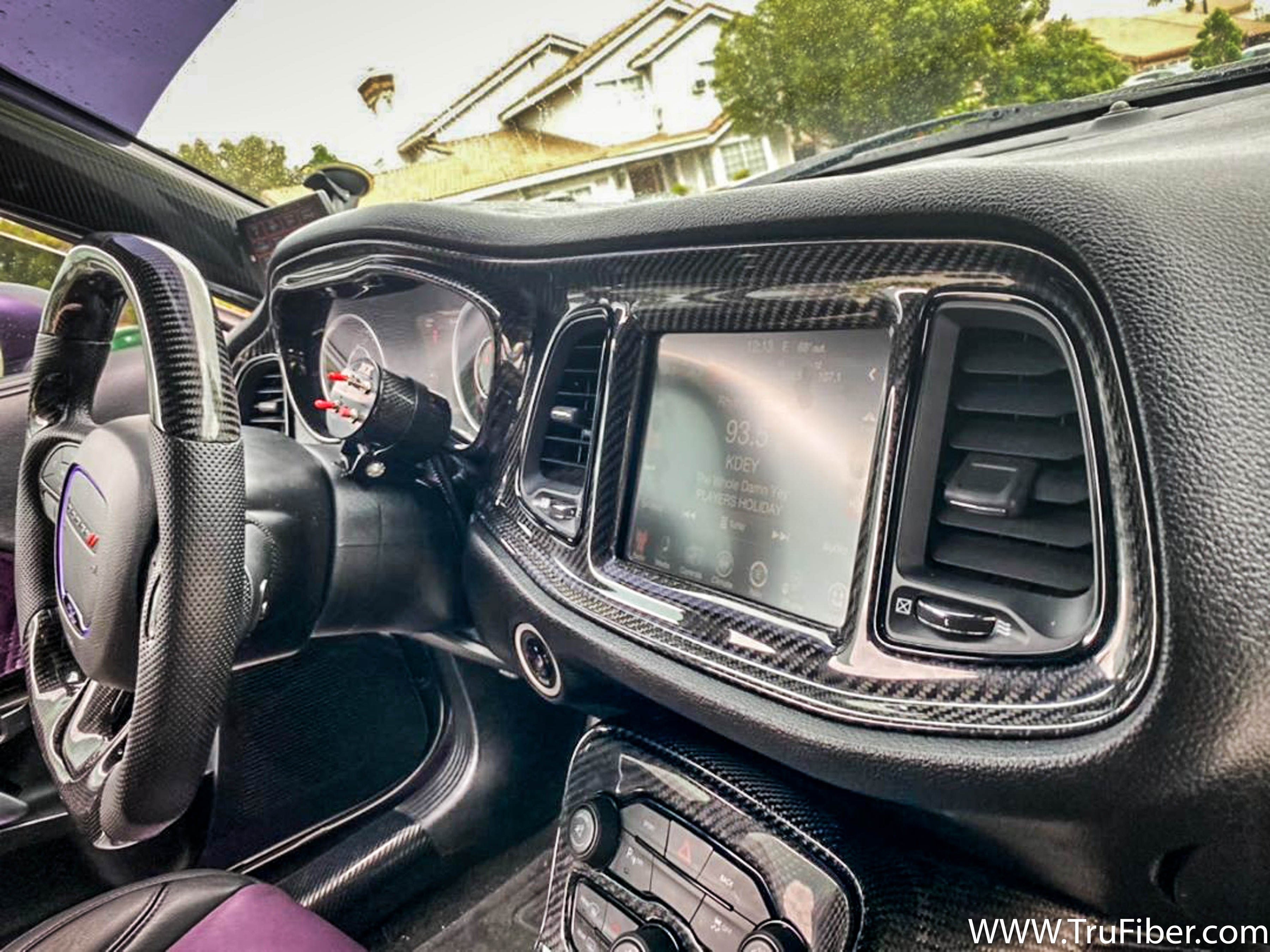 2015-2023 Challenger Carbon Fiber LG464 Instrumental Cluster Bezel - EXCLUSIVE