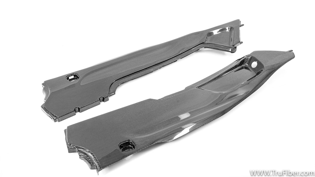 2015-2022 Challenger Carbon Fiber LG490 Center Console Side Panels - EXCLUSIVE