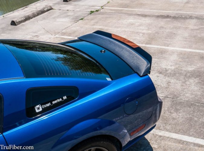 2005-2009 Mustang Carbon Fiber LG372 Wicker Bill - EXCLUSIVE