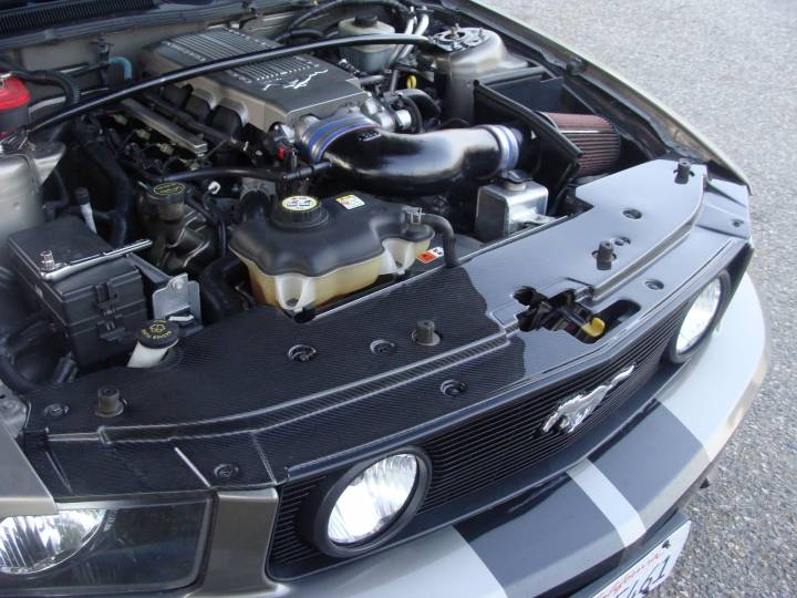 2005-2009 Mustang Carbon Fiber LG50 Radiator Cover
