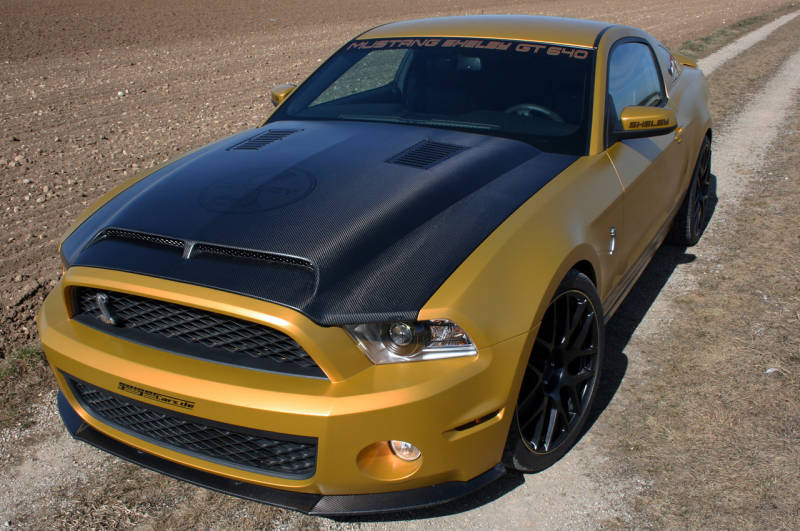 2010-2014 Mustang GT500 Fiberglass A53KR Ram Air Hood