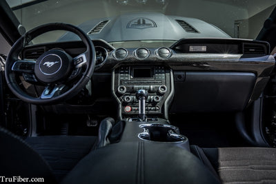 2015-2020 Mustang Carbon Fiber LG268 Dash Kit