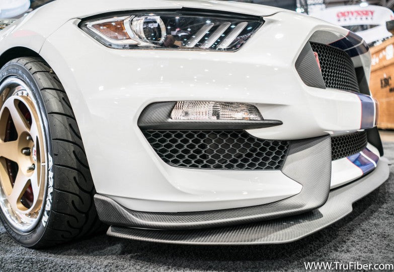 2016-2017 S550 Mustang GT350 Carbon Fiber LG300-AC Turn Signal Bezels