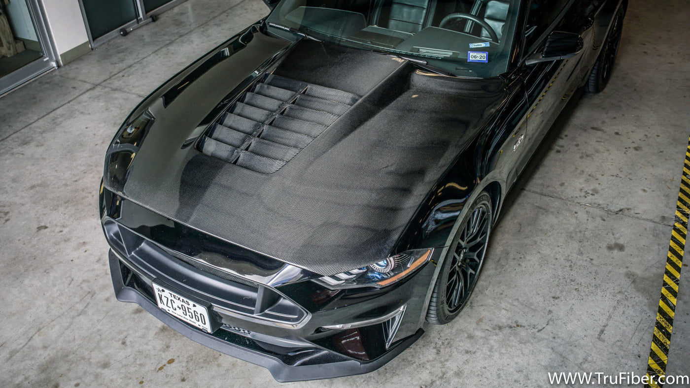 2018-2019 Mustang Carbon Fiber A86 Hood