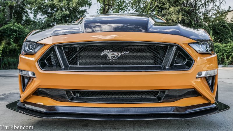 2018 Mustang Carbon Fiber LG387 Front Splitter