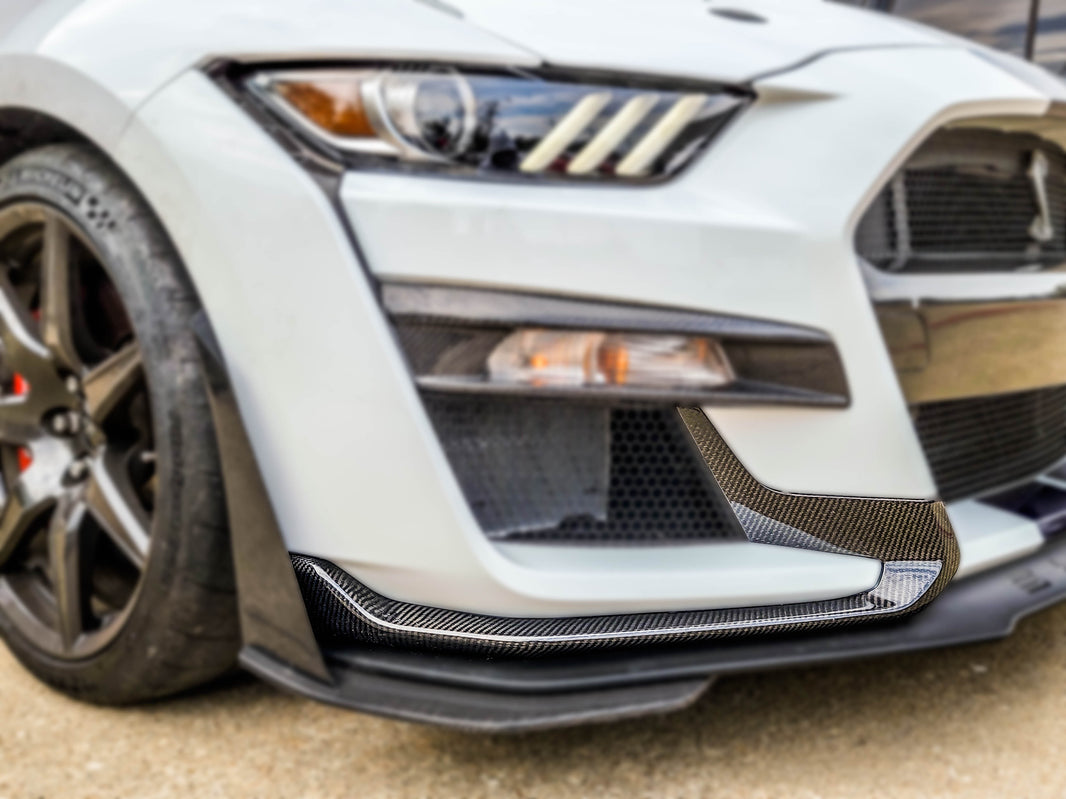 2022-2023 Mustang Shelby GT500 Carbon Fiber LG533KR Front Bumper Trims