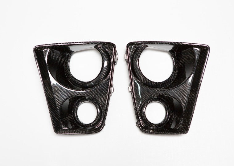 CLEARANCE 2012-2015 Camaro Carbon Fiber LG167 Fog Light Bezels (fits ZL1) - TRUFIBER.COM