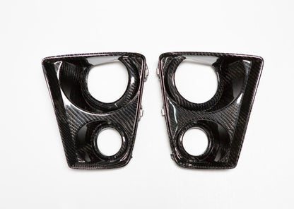CLEARANCE 2012-2015 Camaro Carbon Fiber LG167 Fog Light Bezels (fits ZL1) - TRUFIBER.COM