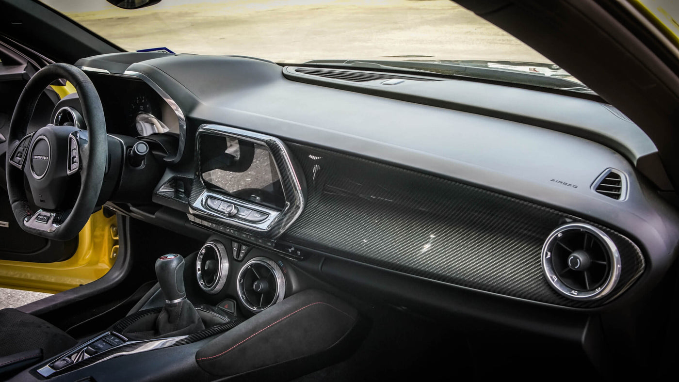 2016-2019 Camaro Carbon Fiber LG384 Dash - EXCLUSIVE