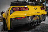 C7 Corvette Carbon Fiber LG184-AC Rear Diffuser V1