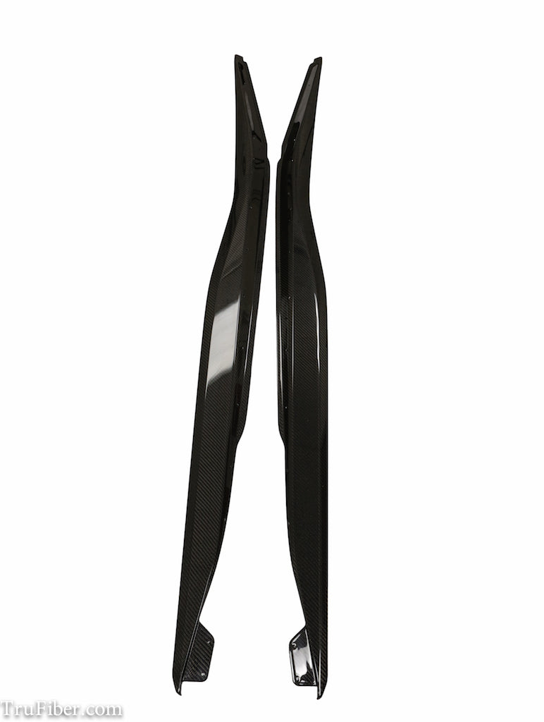 2014-2019 Corvette Z06 Carbon Fiber LG265-AC Side Skirt Splitters