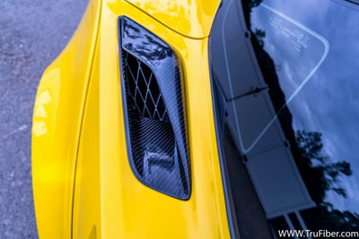 C7 Corvette Carbon Fiber LG289-AC Quarter Panel Vents V2
