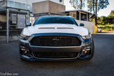 2015-2017 Mustang Fiberglass A53 Ram Air Hood - TRUFIBER.COM