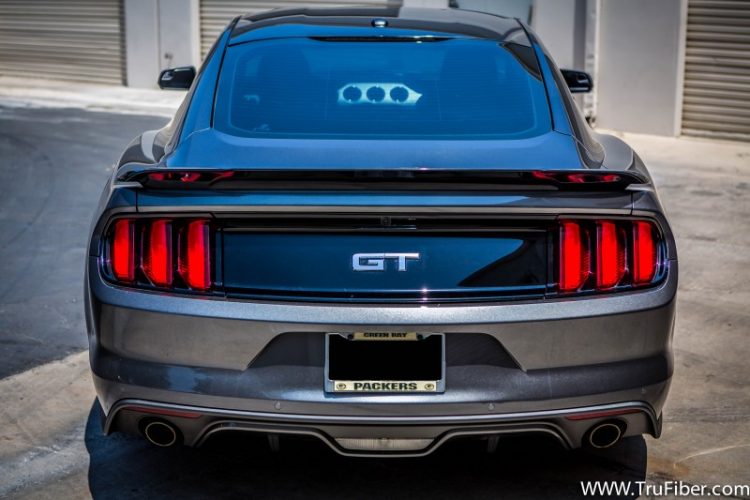 2015-2018 Mustang Fiberglass DCA60 Rear Spoiler