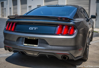 2015-2018 Mustang Fiberglass DCA60 Rear Spoiler