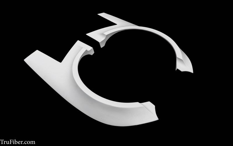 2005-2013 C6 Corvette Fiberglass LG326-T Wide Body Fender Flares - EXCLUSIVE