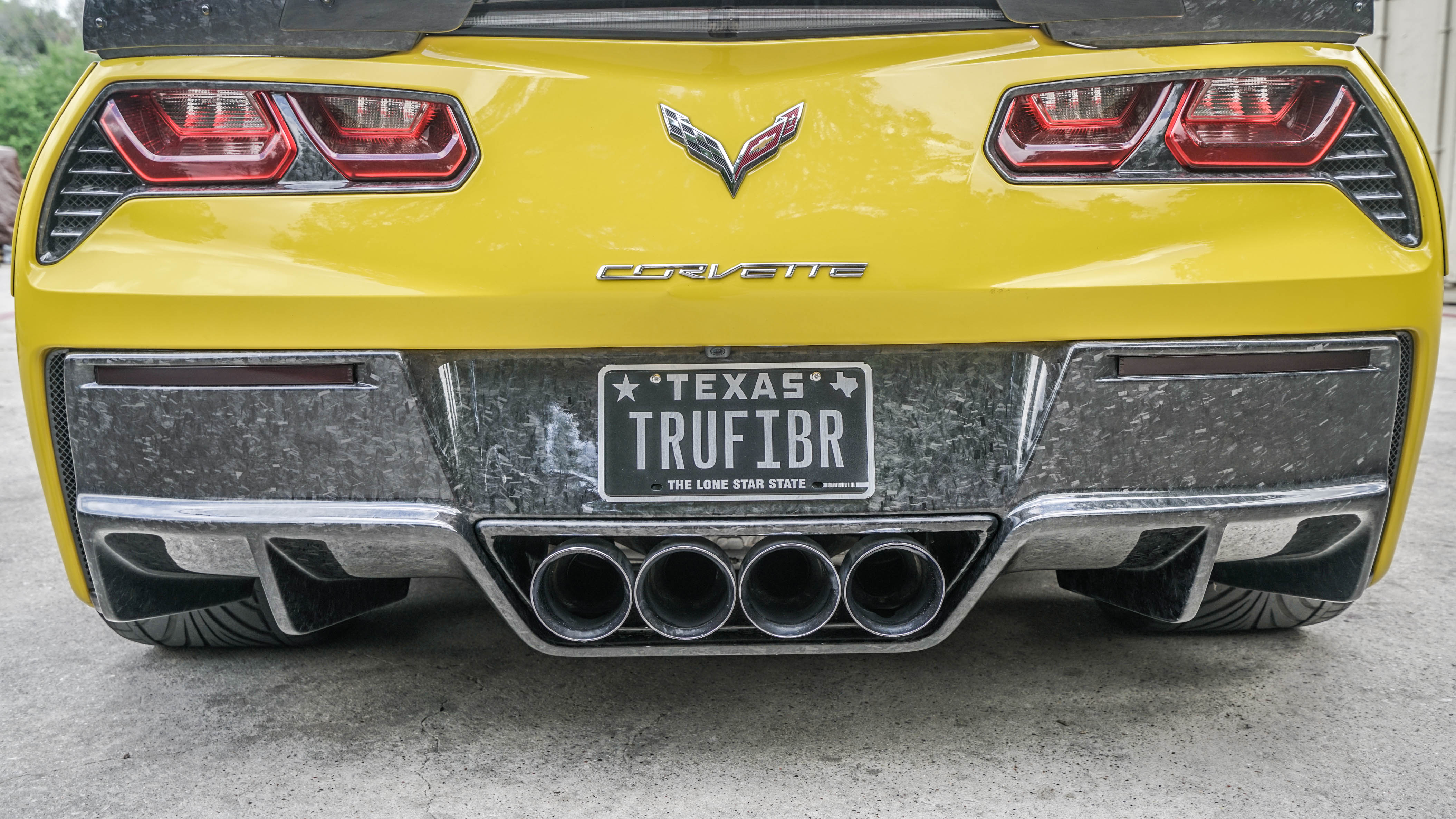 C7 Corvette Forged Carbon Fiber LG305 Rear Diffuser V2- EXCLUSIVE ...