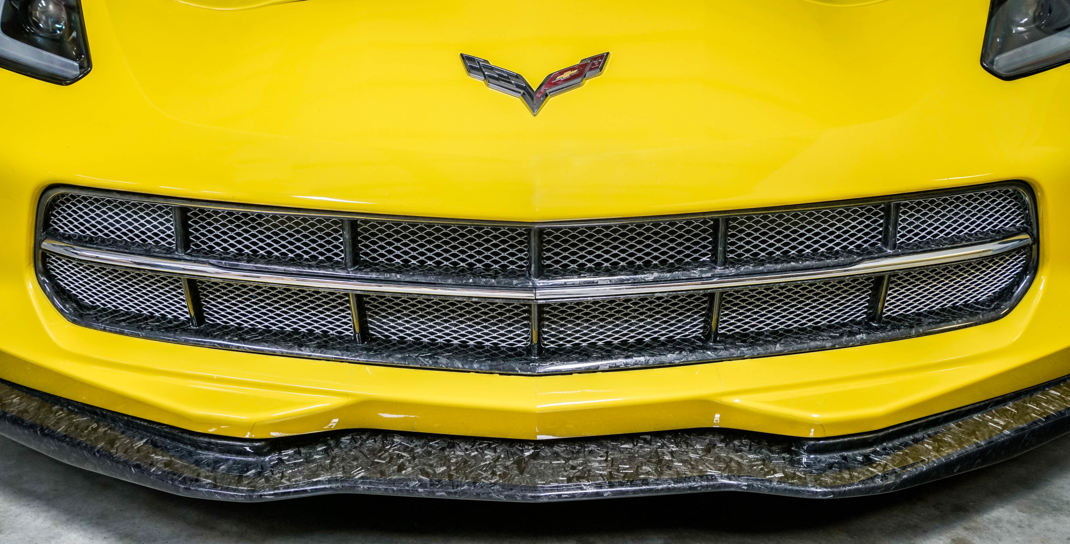 C7 Corvette Forged Carbon Fiber LG230 Front Bumper Grille
