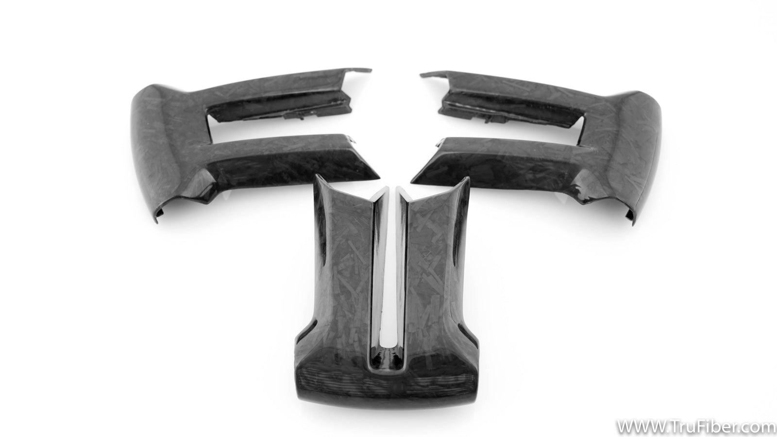 2010-2014 Mustang Forged Carbon Fiber LG112 Steering Inserts