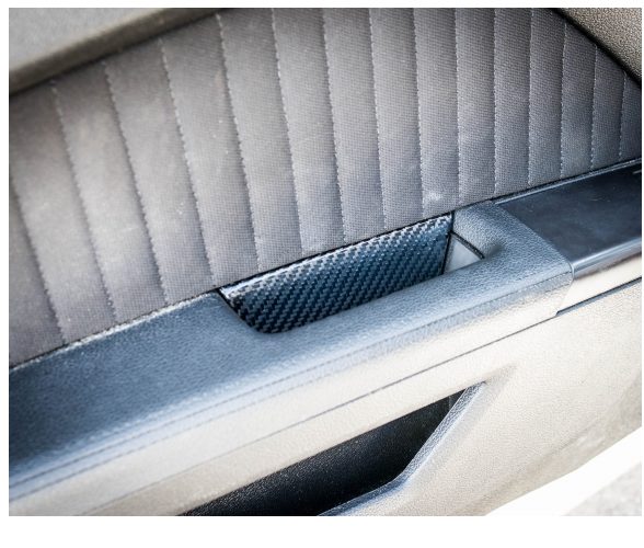 2010-2014 Mustang Carbon Fiber LG155 Door Pull Inserts