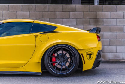 C7 Corvette Carbon Fiber / Fiberglass LG282-S Wide Body Rear Fender Flares - view 5