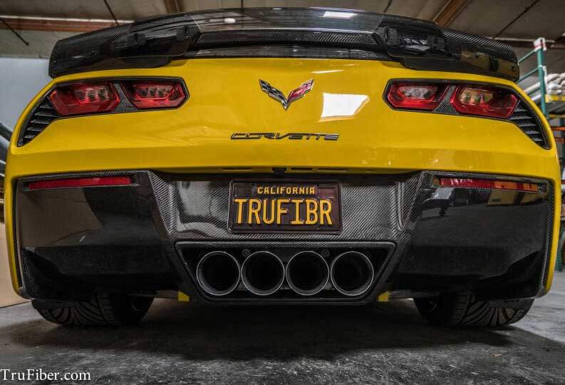C7 Corvette Carbon Fiber LG184-AC Rear Diffuser V1