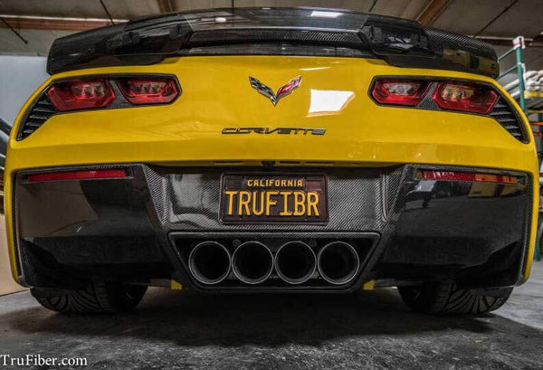 C7 Corvette Carbon Fiber LG184-AC Rear Diffuser V1