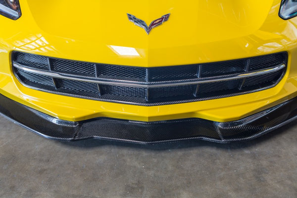 C7 Corvette Carbon Fiber LG230-AC Front Bumper Grille - view 2