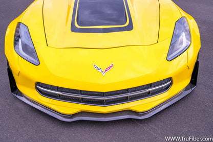 C7 Corvette Carbon Fiber LG327 Chin Spoiler